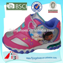wholesale china girls sports PU shoes face leather